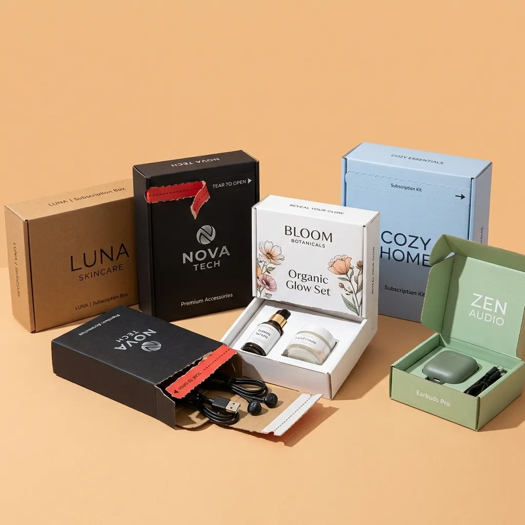 Custom Tear Open Boxes - Tear Away Shipping Boxes