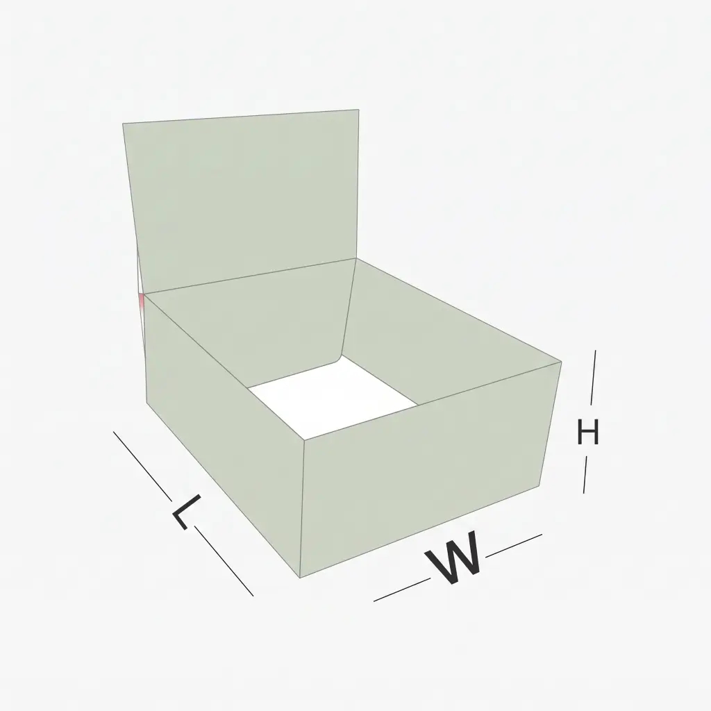 Custom Auto Bottom Display Lid Boxes - No Minimus