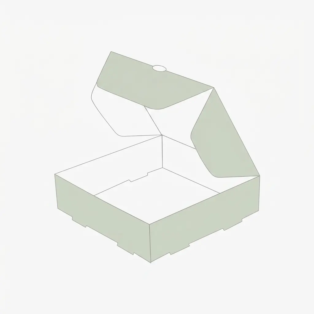 Double Locked Wall Lid Boxes - Two-Piece Tray & Lid