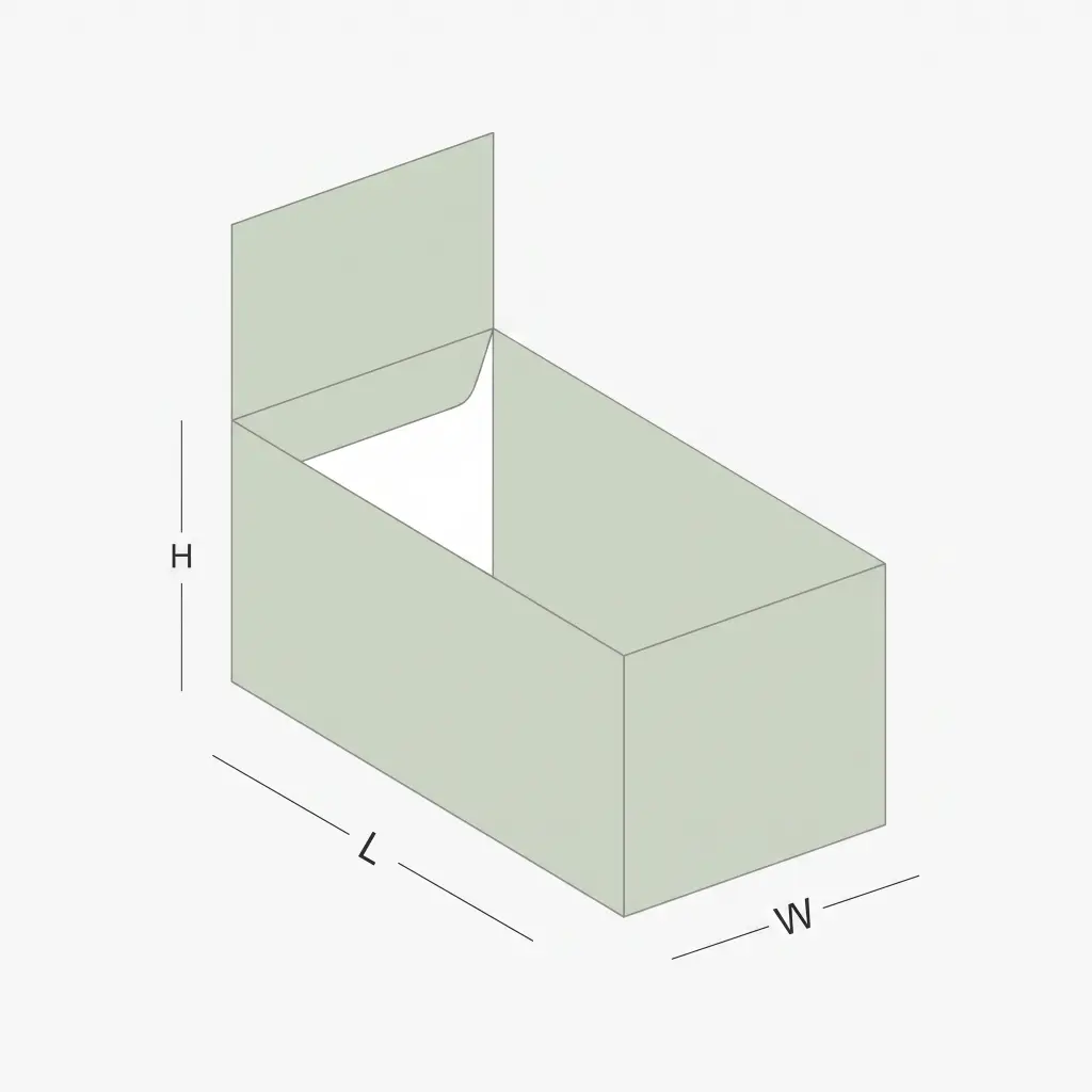 Custom 1-2-3 Bottom Display Lid Boxes - Retail Display