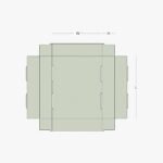 custom foot lock tray open-top display with interlocking base panels
