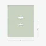 custom header cards folded over poly bag with euro slot hang hole on retail pegboard