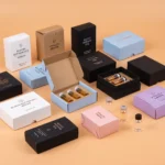 custom cardboard vial boxes in white SBS folding carton with printed compliance copy