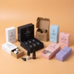 custom cardboard vial boxes in white SBS folding carton with printed compliance copy