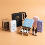 custom cardboard vial boxes in white SBS folding carton with printed compliance copy