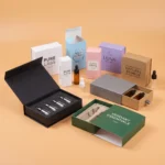 custom vial boxes with inserts showing EVA foam cardboard and molded pulp insert options