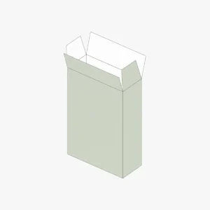 custom seal end boxes with glued closure panels and dust flaps for food and pharmaceutical packaging