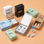 custom 10ml vial boxes in folding carton and rigid magnetic formats for pharmaceutical and peptide vials