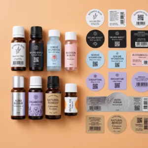 Home - Custom Printed Boxes 73 custom vial labels wrap-around printed for pharmaceutical and cosmetic glass vials